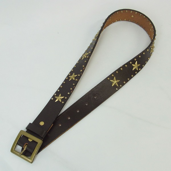 実際に弊社で買取させて頂いたCRIMIE/クライミー 10th Anniversary/10周年記念 スタースタッズ ベルト/32の画像 7枚目