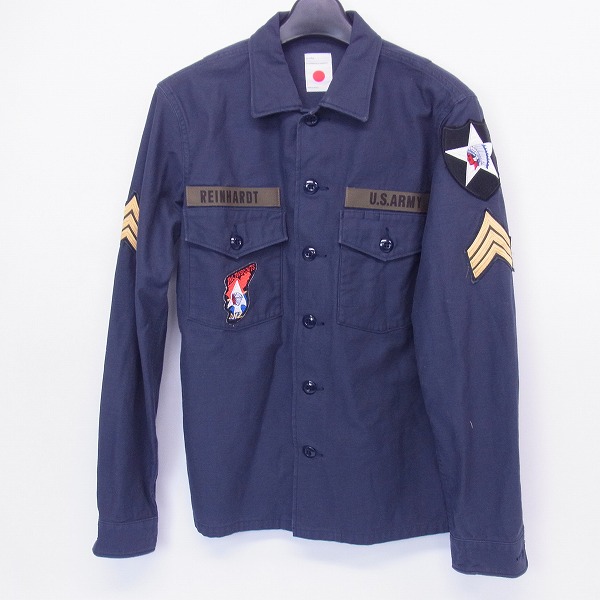 実際に弊社で買取させて頂いたMARKA/マーカ ミリタリーシャツ/インディアンワッペンシャツ 2