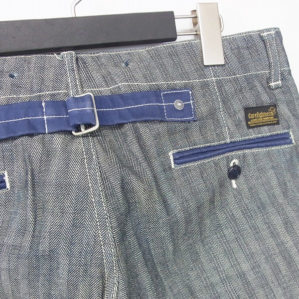 実際に弊社で買取させて頂いたCORE FIGHTER/コアファイター シンチバック/ヘンリーボーン ワークパンツ Sの画像 2枚目