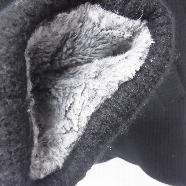 実際に弊社で買取させて頂いたBLUE BLUE/ブルーブルー シングル Ｐコート ブラック Mの画像 6枚目