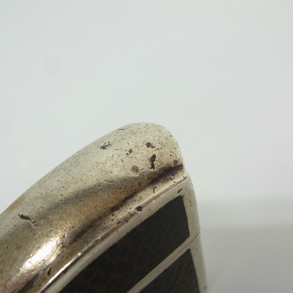 実際に弊社で買取させて頂いたGHOST by STANLEY GUESS/ゴースト バイ スタンリーゲス ZIPPO/ジッポ― スカルヒンジ ｗ/ストーンアイ レオパードウッドインレイの画像 7枚目