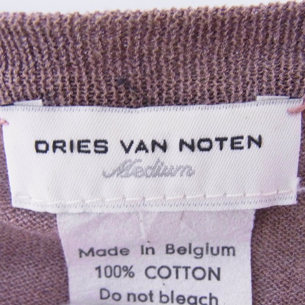 実際に弊社で買取させて頂いたDries Van Noten/ドリスヴァンノッテン Vネック/クルーネック 長袖シャツ M/L２点セットの画像 2枚目