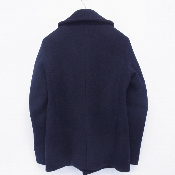 実際に弊社で買取させて頂いたEDIFICE/エディフィス ウールマリンコート ネイビー 38の画像 1枚目