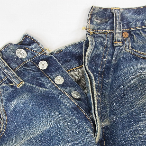 実際に弊社で買取させて頂いたDenime/旧ドゥニーム ビンテージ デニムパンツ インディゴの画像 3枚目
