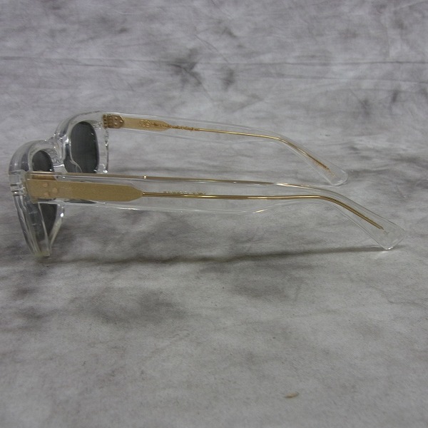 実際に弊社で買取させて頂いたOLIVER GOLDSMITH/オリバー ゴールドスミス VICE CONSUL-s クリア サングラスの画像 1枚目