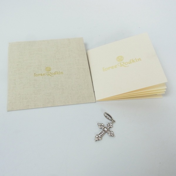 実際に弊社で買取させて頂いた【ギャラ付】LoreeRodkin/ローリーロドキン ミディアム ゴシッククロスペンダント P189-886の画像 7枚目