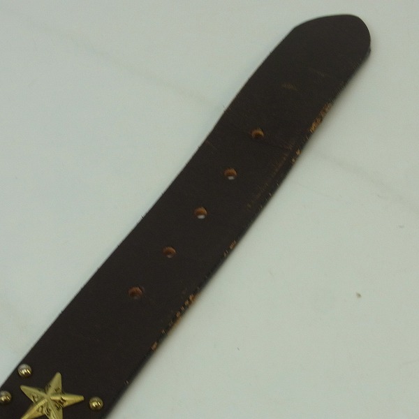 実際に弊社で買取させて頂いたCRIMIE/クライミー 10th Anniversary/10周年記念 スタースタッズ ベルト/32の画像 4枚目