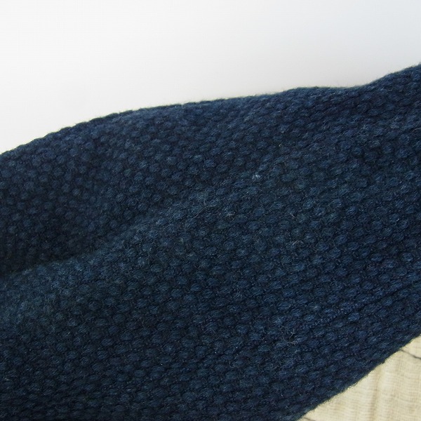 実際に弊社で買取させて頂いたBLUE BLUE JAPAN/ブルーブルー ARIGATO 本藍 刺し子 カバーオールジャケット 1の画像 4枚目