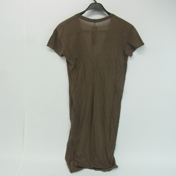 実際に弊社で買取させて頂いたRick Owens/リックオウエンス ロング丈 半袖カットソー/XSの画像 1枚目