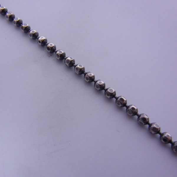 実際に弊社で買取させて頂いたDEAL DESIGN/ディールデザイン ブラックロックチェーン/ギターピックペンダント/クロスチャームの画像 5枚目