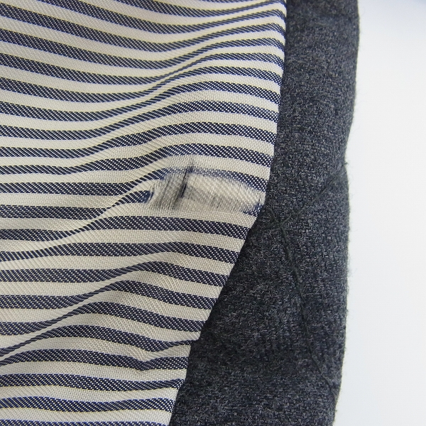 実際に弊社で買取させて頂いたEDIFICE/エディフィス キルティング/ウールコート 44 の画像 8枚目