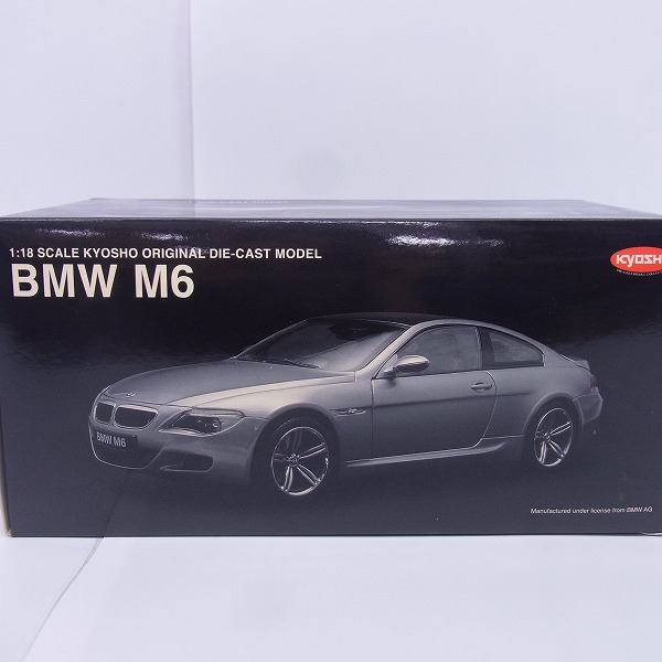 実際に弊社で買取させて頂いたKYOSHO/京商 BMW M6 クーペ 08703GR グレー 1/18の画像 8枚目