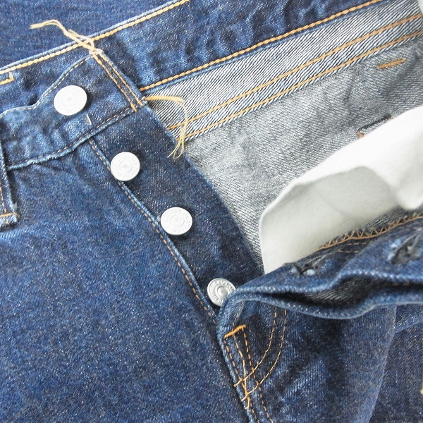 実際に弊社で買取させて頂いたDENIME/ドゥニーム ストレート デニムパンツ インディゴ Lot.66/27の画像 3枚目