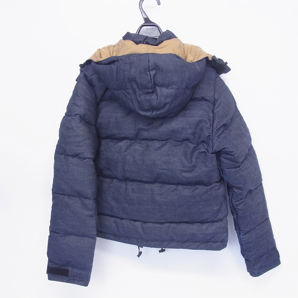 実際に弊社で買取させて頂いたBLUE BLUE/ブルーブルー別注 CRESCENT DOWN WORKS デニムダウンジャケット XSの画像 1枚目