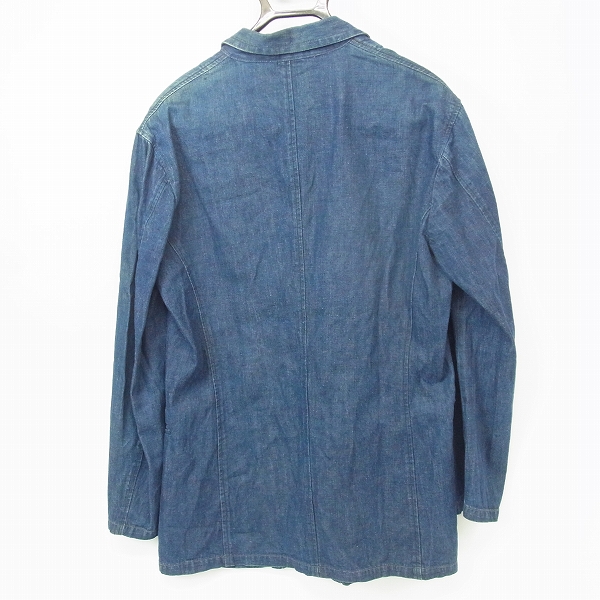 実際に弊社で買取させて頂いたBLUE BLUE/ブルーブルー デニムジャケット/イカリボタン/聖林公司/3の画像 1枚目