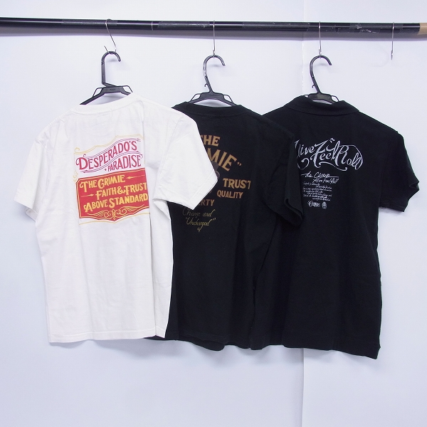 実際に弊社で買取させて頂いたCRIMIE/クライミー プリント ハーフスリーブカットソー/ポロシャツ M 3点セットの画像 1枚目