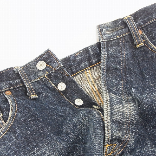 実際に弊社で買取させて頂いたDenime/ドゥニーム 大戦モデル デニムパンツ/インディゴ 802/31の画像 3枚目