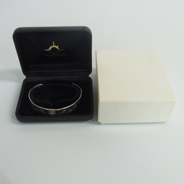 実際に弊社で買取させて頂いたARIZONA FREEDOM/アリゾナフリーダム 12mm K18+SV925 太陽神 唐草 バングルの画像 7枚目