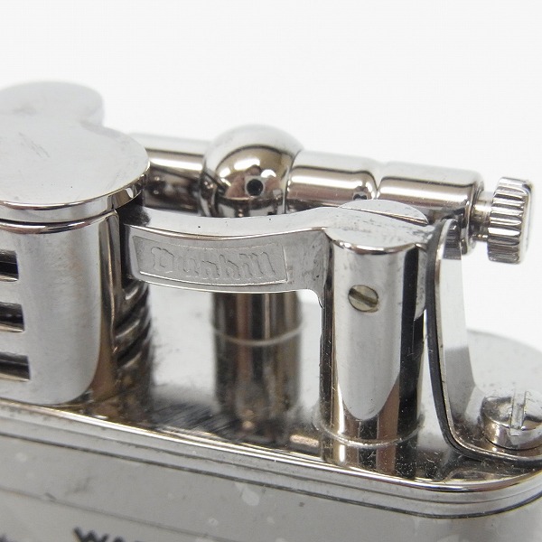 実際に弊社で買取させて頂いたdunhill/ダンヒル ユニーク 卓上型 テーブルオイルライター シルバーの画像 3枚目