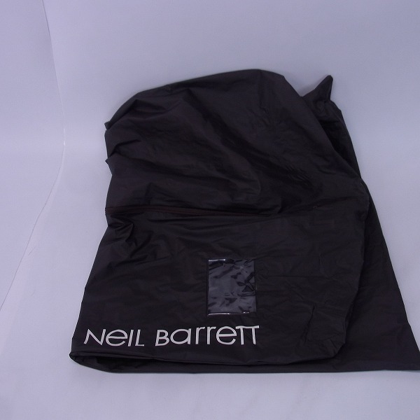 実際に弊社で買取させて頂いたNeil Barrett/ニールバレット レザー/牛革 シングルレザージャケット/Sの画像 8枚目