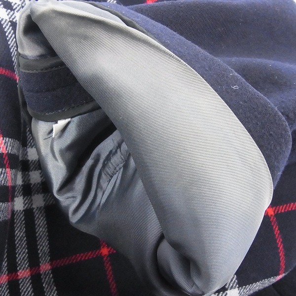 実際に弊社で買取させて頂いたBURBERRY LONDON/バーバリーロンドン カシミア混 ダッフルコート/LLの画像 5枚目