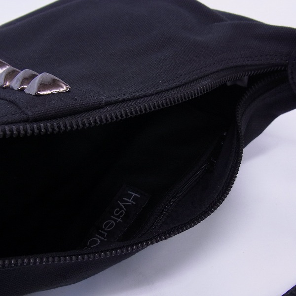 実際に弊社で買取させて頂いたHYSTERICS/ヒステリックス キャンバス×レザー スタッズハンドバッグの画像 4枚目