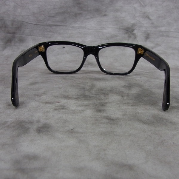 実際に弊社で買取させて頂いたOLIVER GOLDSMITH/オリバー ゴールドスミス CONSUL-s 黒縁 メガネフレームの画像 2枚目