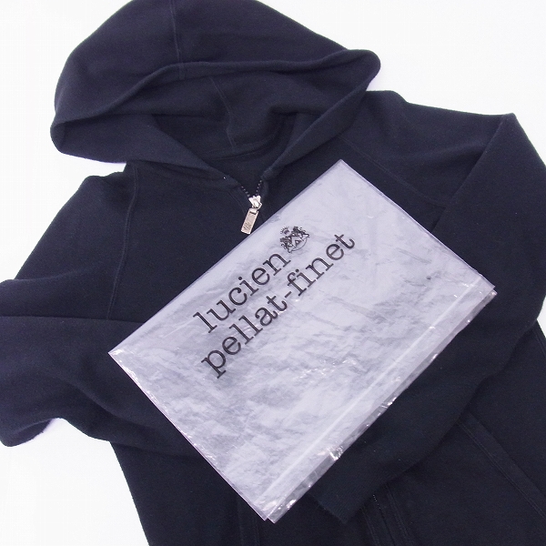 実際に弊社で買取させて頂いたlucien pellat-finet/ルシアンペラフィネ バックスワロスカル ジップパーカー Sの画像 8枚目