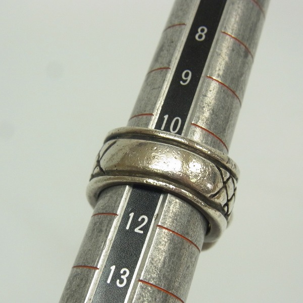 実際に弊社で買取させて頂いた【ギャラ付】A&G/エーアンドジー スカル×クロス リング 11号の画像 5枚目