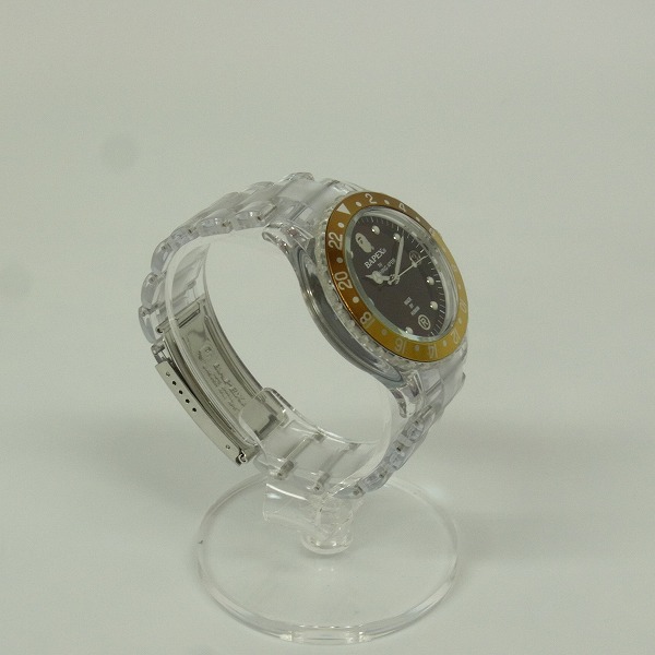 BAPEX/ペイペックス by A BATHING APE サルマリーナ 腕時計 金茶【動作