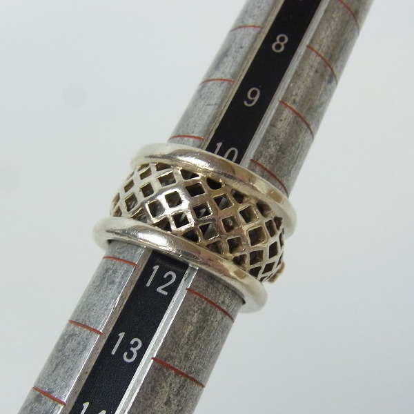 実際に弊社で買取させて頂いたLoreeRodkinGothic/ローリーロドキン グリルドクロスリング サファイア/11号の画像 6枚目