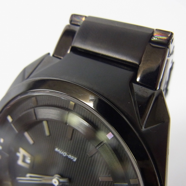実際に弊社で買取させて頂いたCITIZEN/シチズン ECO-DRIVE/エコドライブ ブラックイオンプレーティング J810-S110331の画像 5枚目
