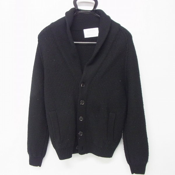 実際に弊社で買取させて頂いたEDIFICE/エディフィス ショールカラー ウール カーディガン/48