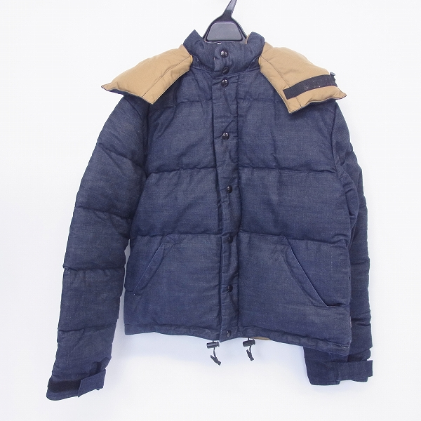 実際に弊社で買取させて頂いたBLUE BLUE/ブルーブルー別注 CRESCENT DOWN WORKS デニムダウンジャケット XS