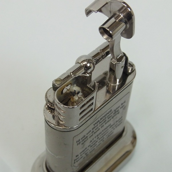 実際に弊社で買取させて頂いたdunhill/ダンヒル ユニーク 卓上型 テーブルオイルライター シルバーの画像 2枚目