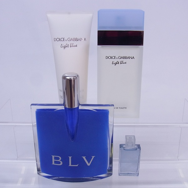 実際に弊社で買取させて頂いたDOLCE＆GABBANA/ドルチェ＆ガッパーナ BVLGARI/ブルガリ オードトワレ/ボディクリーム 4点セット