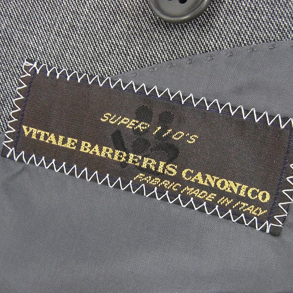 実際に弊社で買取させて頂いたEDIFICE×CANONICO/エディフィス×カノニコ SUPER 110'S セットアップスーツ 48の画像 3枚目