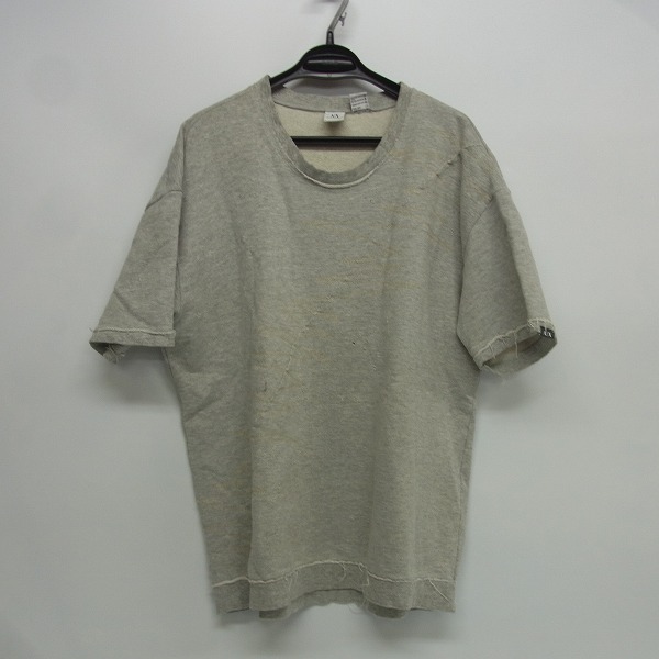 実際に弊社で買取させて頂いたARMANI EXCHANGE/アルマーニ エスクチェンジ ステッチ/ダメージ加工/スウェットカットソー/XL