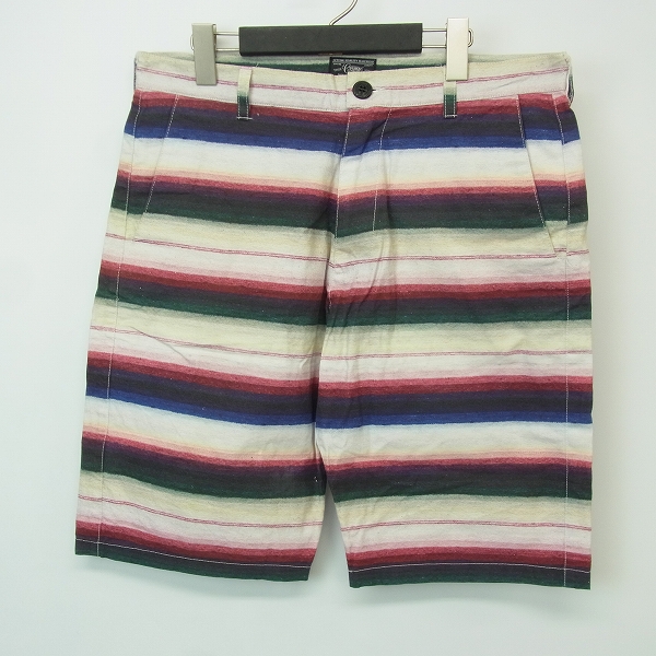 実際に弊社で買取させて頂いたCRIMIE/クライミー ボーダー柄 コットンハーフパンツ 32