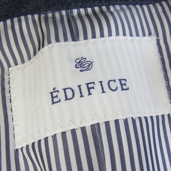 実際に弊社で買取させて頂いたEDIFICE/エディフィス キルティング/ウールコート 44 の画像 2枚目