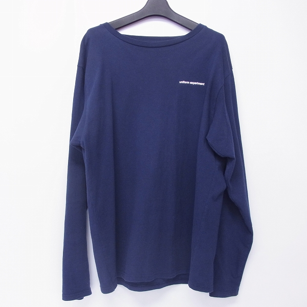 実際に弊社で買取させて頂いたUNIFORM EXPERIMENT/ユニフォームエクスペリメント 17AW L/S BOX BANNER TEE/ボックスバナーTシャツ UE-178076/1