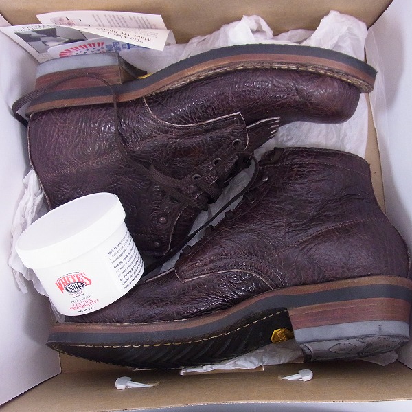 実際に弊社で買取させて頂いたWHITE’SBOOTS/ホワイツブーツ ブルハイド セミドレスブーツ 2332C/9 1/2EEの画像 8枚目