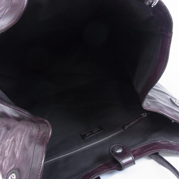 実際に弊社で買取させて頂いたDANIEL&BOB/ダニエル＆ボブ レザー/本革 クロドーロサック 2WAYトートバッグ の画像 4枚目