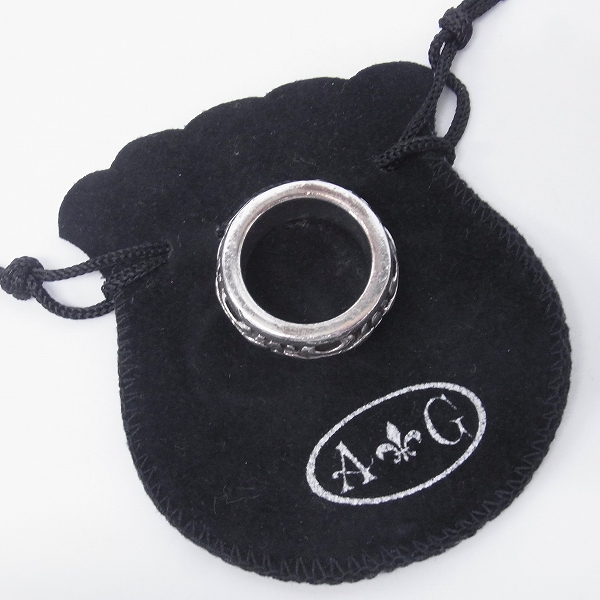 実際に弊社で買取させて頂いたA&G/エーアンドジー スタックリング SV925/シルバー 16.5号の画像 6枚目