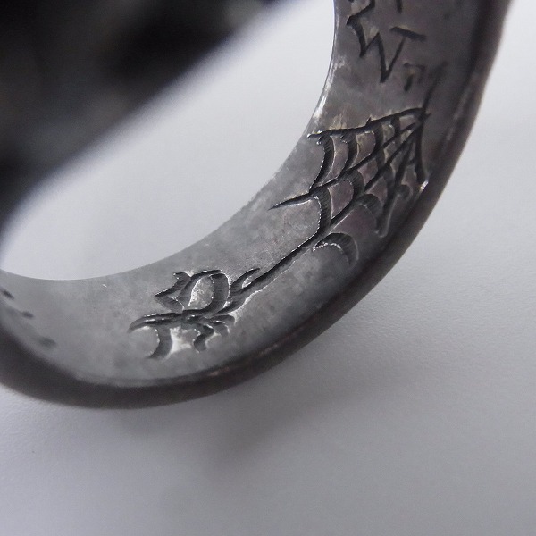 実際に弊社で買取させて頂いたTRAVIS WALKER/トラヴィスワーカー 2009 カスタム ラムホーンスカルリングの画像 6枚目