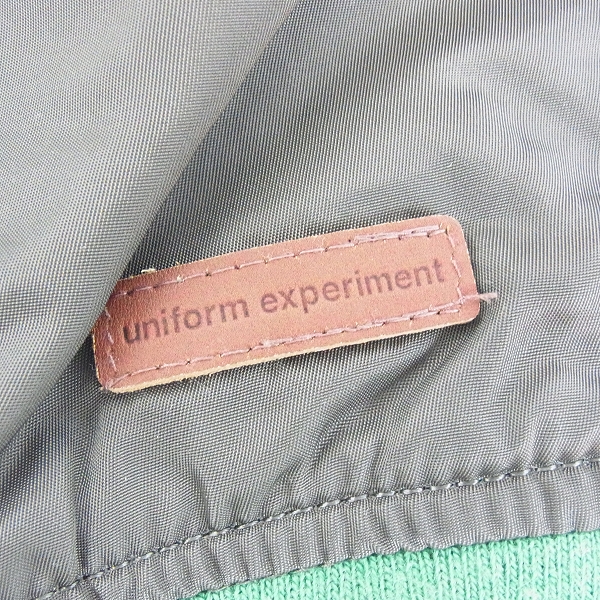 実際に弊社で買取させて頂いたUniform Experiment×ALPHA/ユニフォームエクスペリメント×アルファ コラボ L-2B フライトジャケット/Lの画像 7枚目