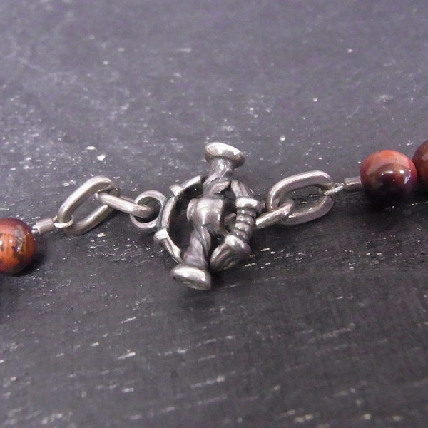 実際に弊社で買取させて頂いたTRAVIS WALKER/トラヴィスワーカー 18インチ ビーズ ネックレス /小粒タイガーアイの画像 1枚目