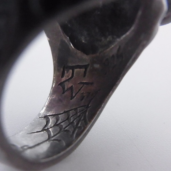 実際に弊社で買取させて頂いたTRAVIS WALKER/トラヴィスワーカー 2009 カスタム ラムホーンスカルリングの画像 5枚目