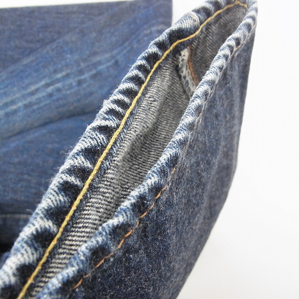 実際に弊社で買取させて頂いたDENIME/ドゥニーム ストレート デニムパンツ インディゴ Lot.66/27の画像 7枚目