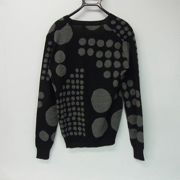 実際に弊社で買取させて頂いたKOLOR/カラー ドット柄カーディガン ウール100％ 16WCM-N01306/3の画像 1枚目